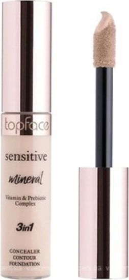  Зображення TopFace Консилер Sensitive Mineral 3 in 1 Concealer 12 ml 001 
