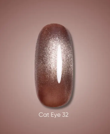  Зображення Dark Gel polish Cat Eye 32, 6ml 