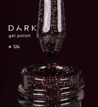  Зображення Гель лак Dark 124, 6ml 