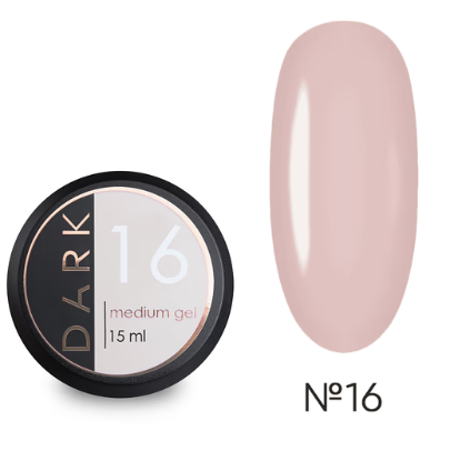  Зображення DARK Medium Gel №16, 15ml 