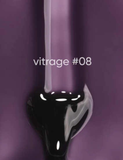  Зображення Dark Gel Polish Vitrage 08, 6ml 