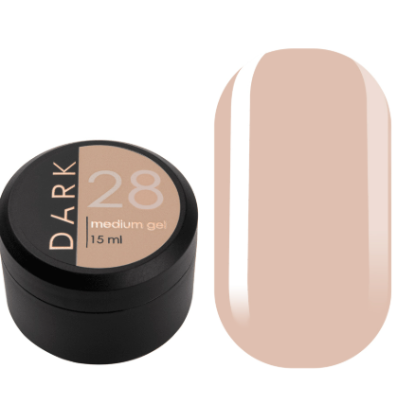  Зображення DARK Medium Gel №28, 15ml 