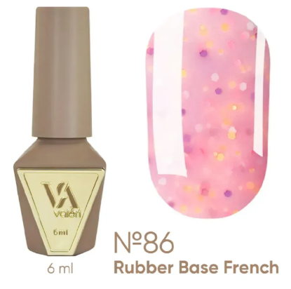  Зображення Valeri Rubber Base French, 6ml №086 