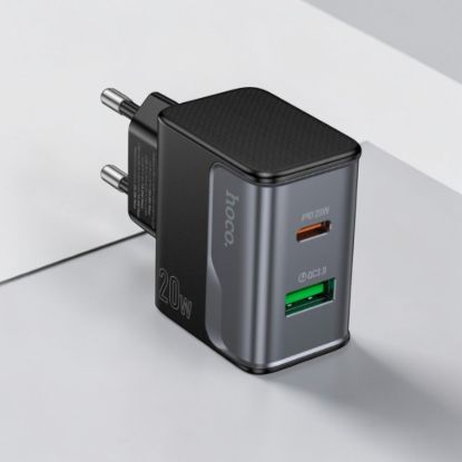  Зображення Блок живлення HOCO CS71A Star Speed ​​PD20W+QC3.0 1*USB+1 1*Type-C 
