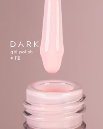  Зображення Гель лак Dark 118, 6ml 