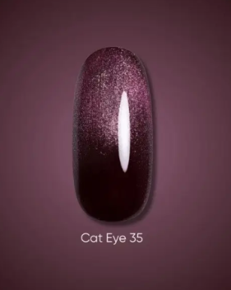  Зображення Dark Gel polish Cat Eye 35, 6ml 