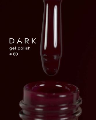  Зображення Гель лак Dark 080, 6ml 