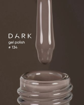  Зображення Гель лак Dark 134, 6ml 