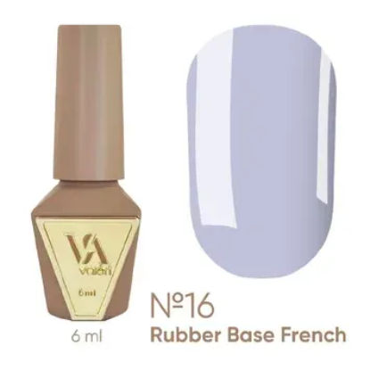  Зображення Valeri Rubber Base French, 6ml №016 
