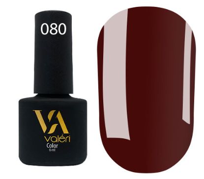  Зображення Гель лак Valeri №080, 6ml 